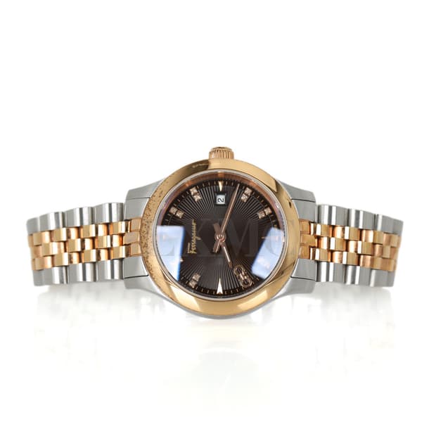 페라가모 콤비 듀오 워치 데이저스트 시계 SFFK00412