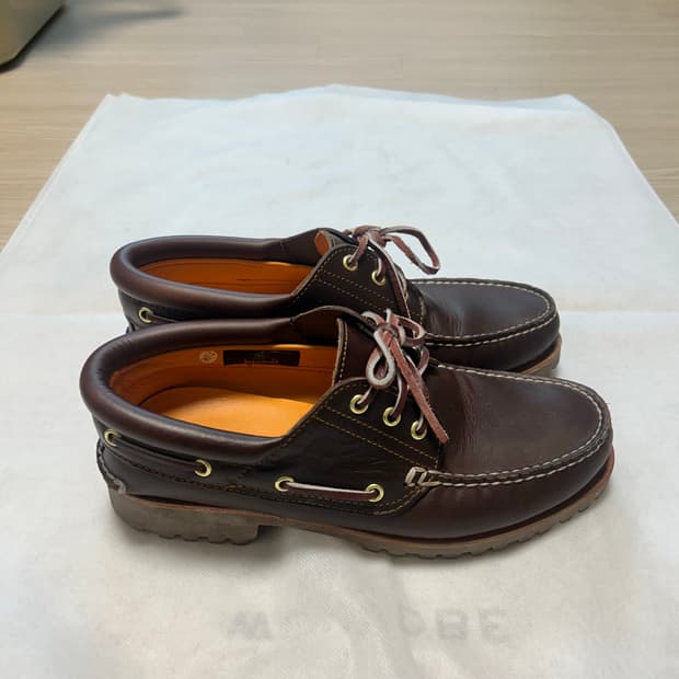 팀버랜드 보트슈즈 남성 다크브라운 270