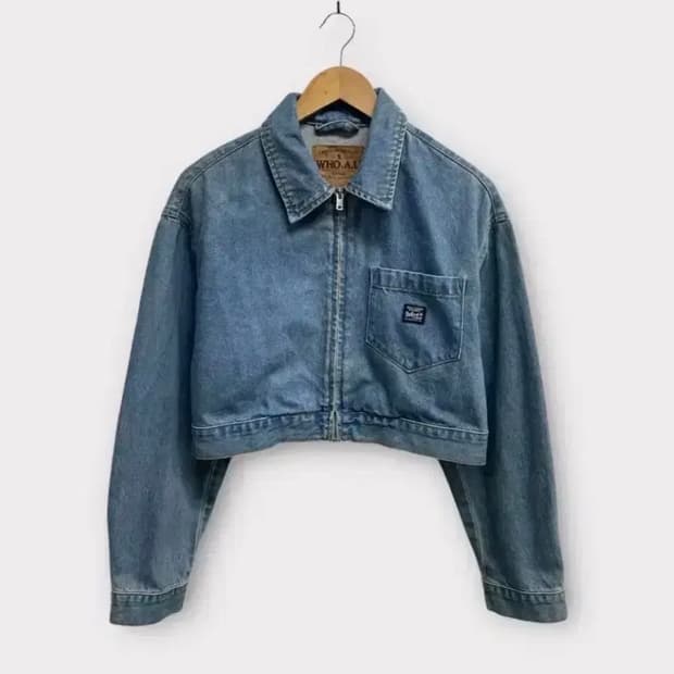후아유(WHO.A.U) 데님 재킷 M 