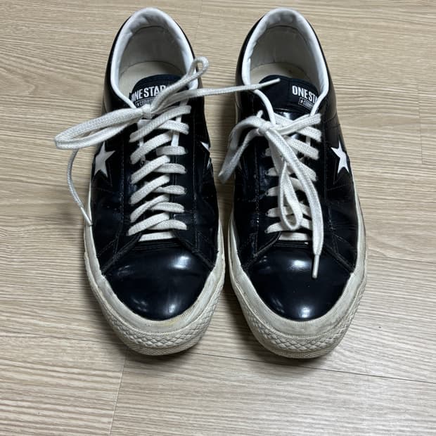 컨버스 원스타 레더 블랙