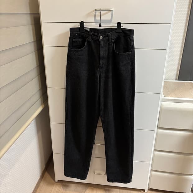 EDWIN 에드윈 블랙 데님 팬츠 31 남녀공용