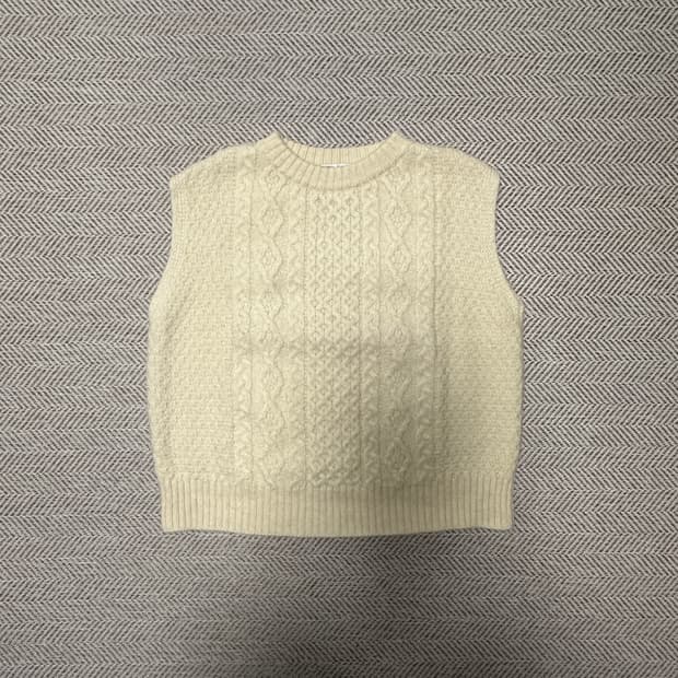UNITED ARROWS england made wool vest