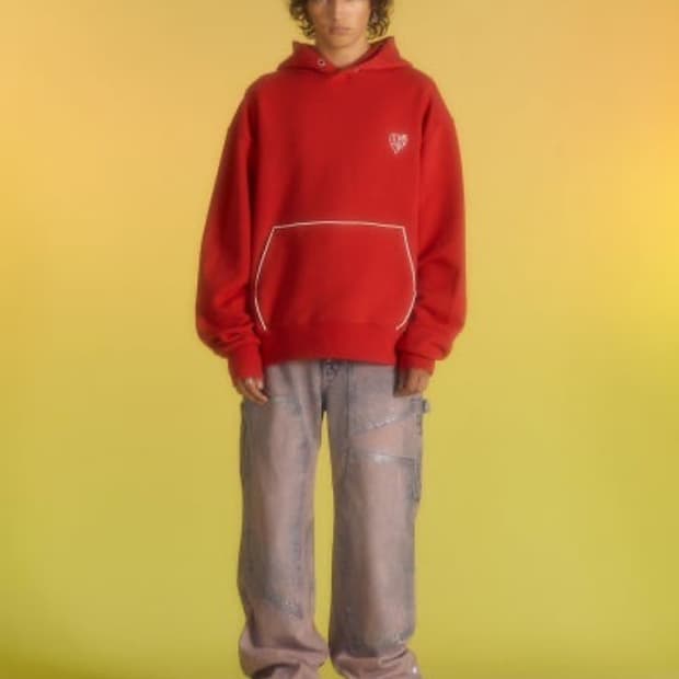 앤더슨벨 UNISEX ADSB HEART HOODIE 