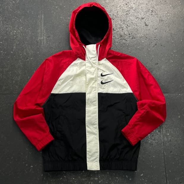 95-100 나이키 더블스우시 바람막이 