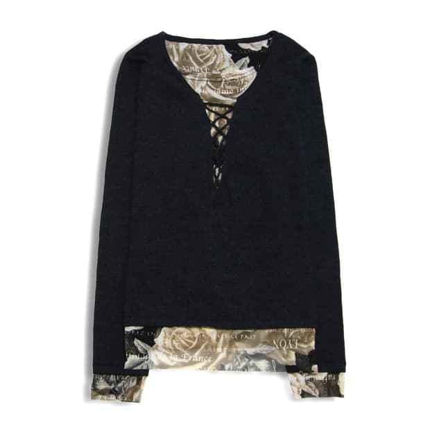 Atelier by c'est moi Flower Wool knit