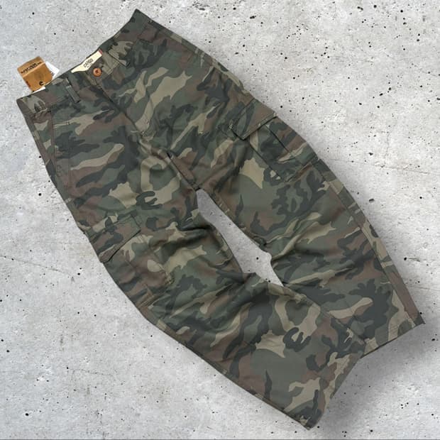 [32] 리바이스 SU SIN 카고 카모 바지 팬츠 D317