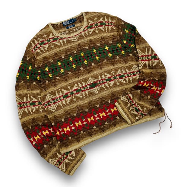 Polo Ralph Lauren 00s Nordic Hand Kint 