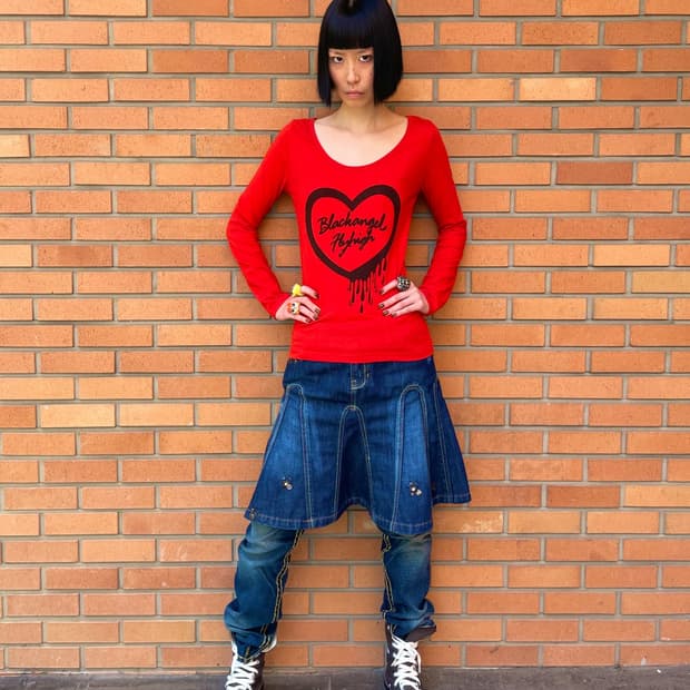 Heart Blood Red Long Sleeve
