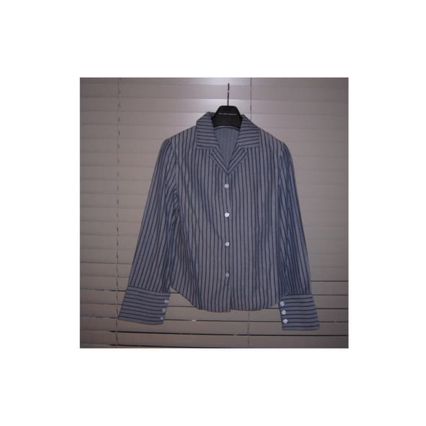 Stripe blue shirt