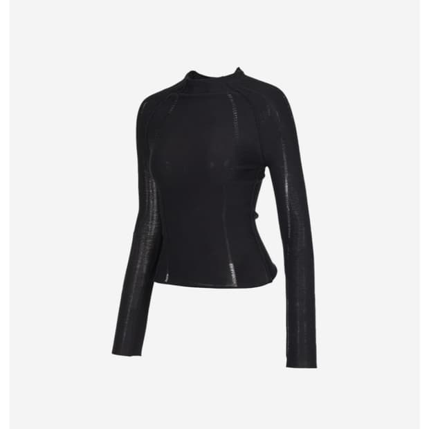 코스트퍼킬로 scarn knit black