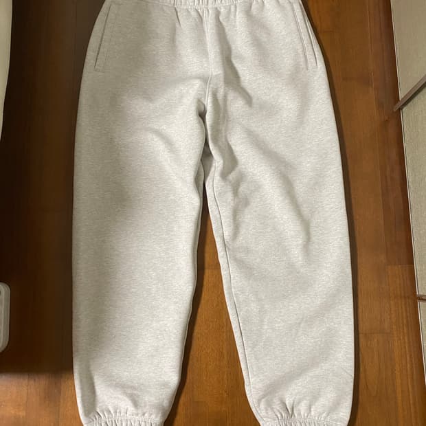 [XL] 스투시 워크기어 스웻 조거팬츠 애쉬헤더