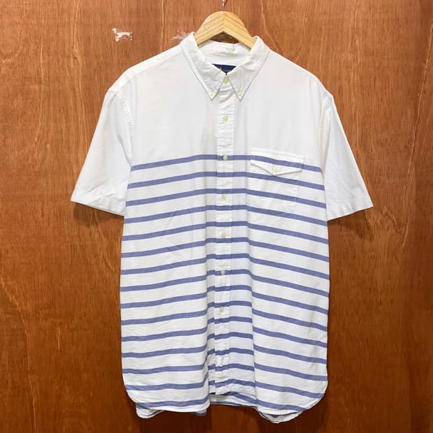 (2XL) POLO 폴로 랄프로렌 스트라이프 반팔 셔츠 슬림핏
