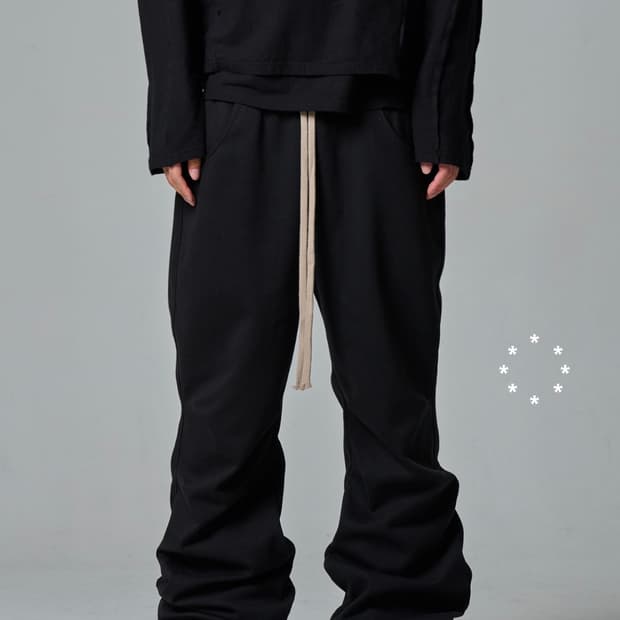 wapworks Flare layerd sweat pants