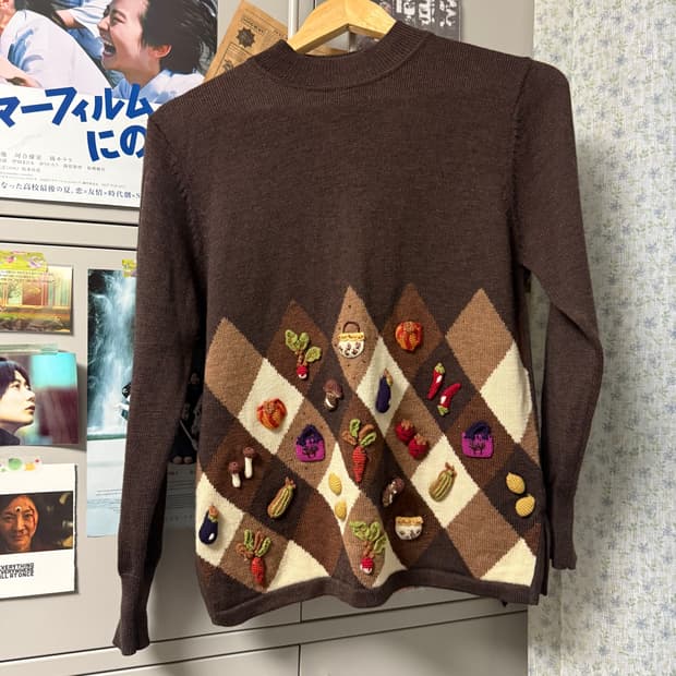 모리걸 채소가게 니트