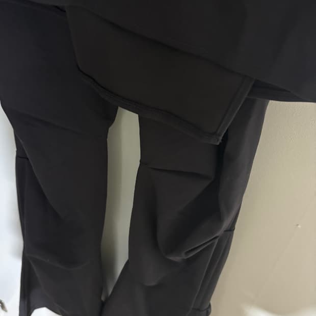 오호스 랩 오버 턱 팬츠