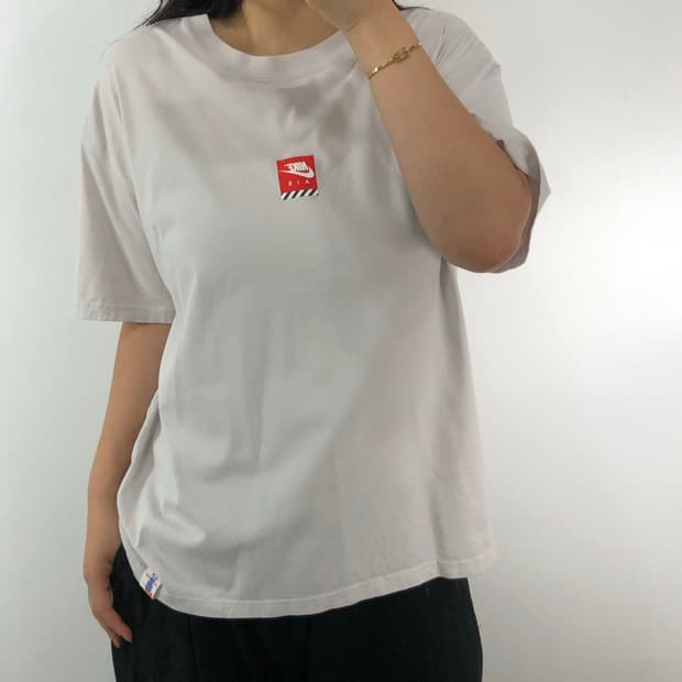 [2XL] 나이키 화이트 반팔티