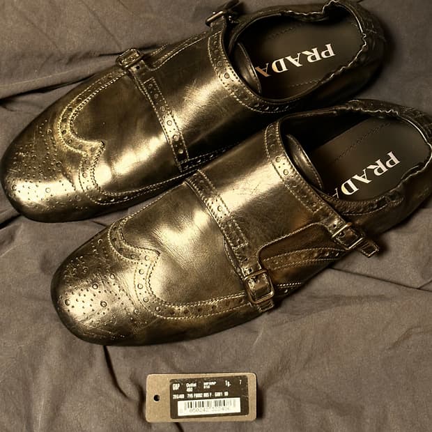 프라다 몽크 셔플 로퍼 uk7