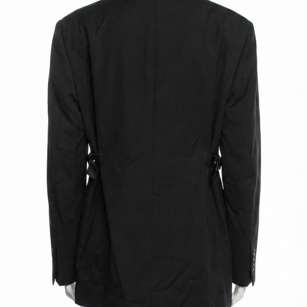 belt tailored jacket, AD1995