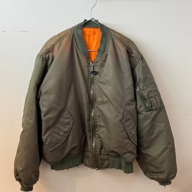 80s alpha hard faded ma-1