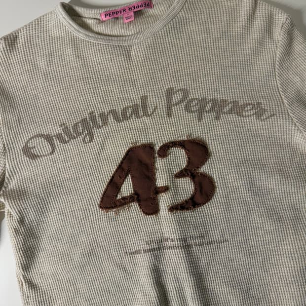 페퍼페퍼 롱슬리브 티셔츠 베이지