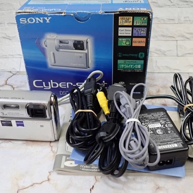 소니 사이버샷 DSC-F88 회전형 디카 풀박스 실버