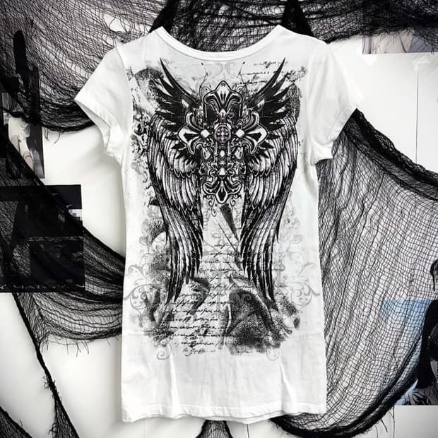 펑크슬림핏스터드반팔