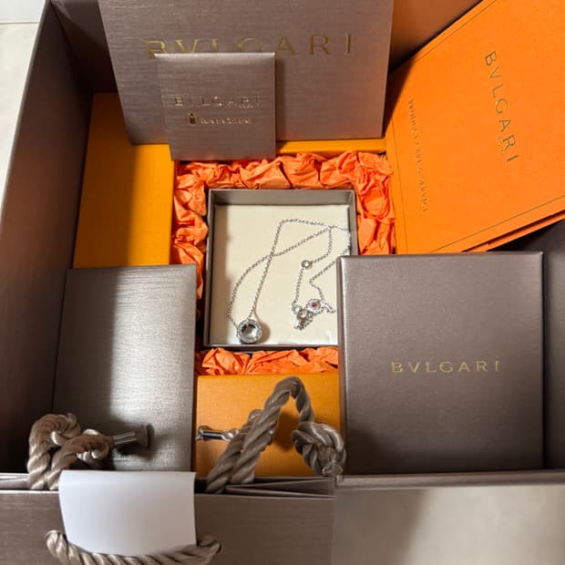 불가리) 세이브 더 칠드런 목걸이