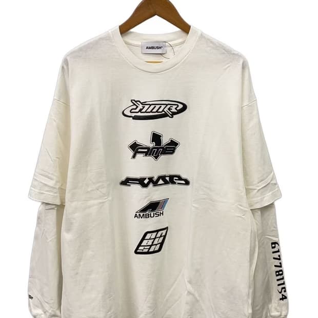 AMBUSH 23SS/MIX LONG SLEEVE T-SHIRT
