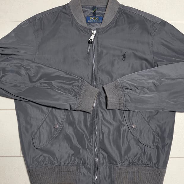 폴로 랄프로렌 봄버 자켓 그레이 나일론자켓 해링턴 바라쿠다 바이스윙