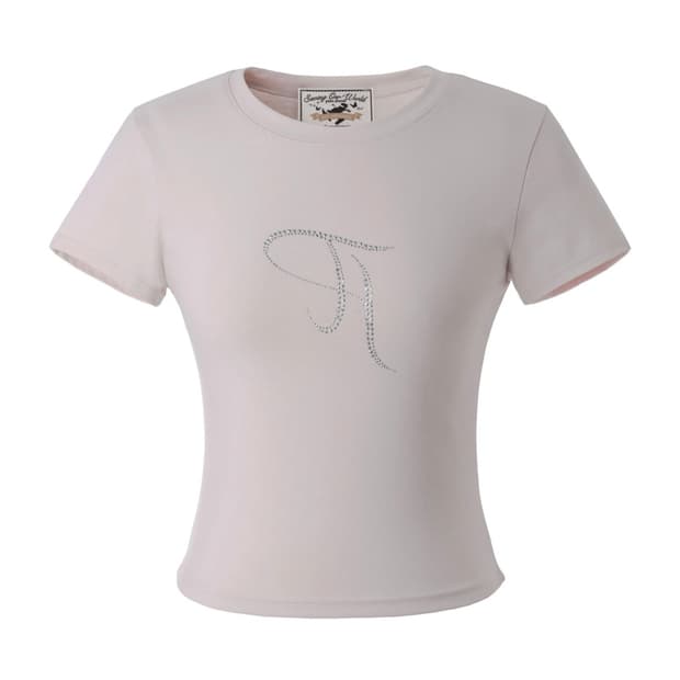 쓰리타임즈 쥬얼티 핑크 Jewel Tee Pink