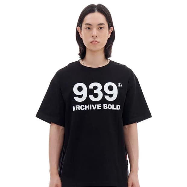 아카이브볼드 939 가터갤러리 블랙 반팔 티셔츠