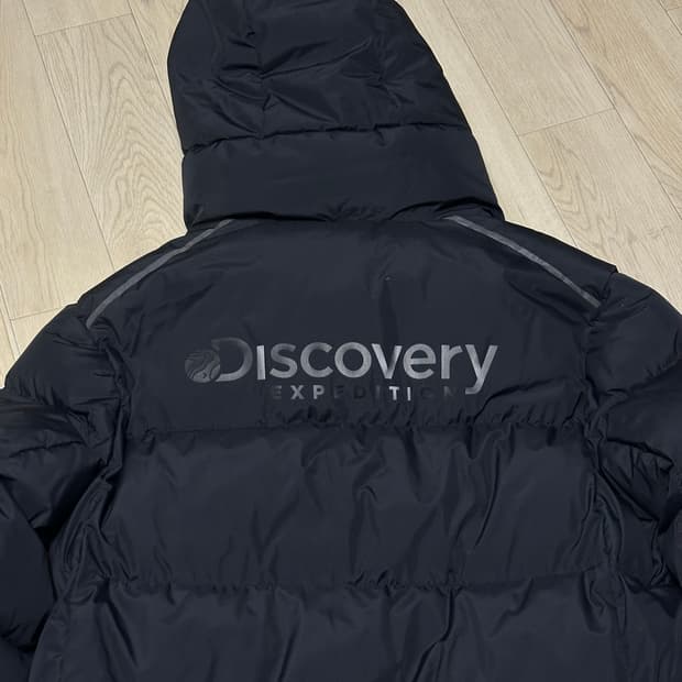 디스커버리 블랙 롱패딩