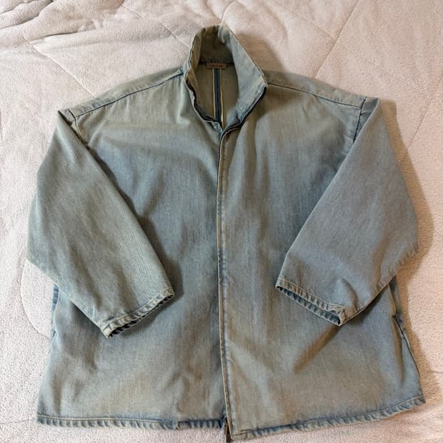 [M] 피어오브갓 8th 풀 집 데님 자켓