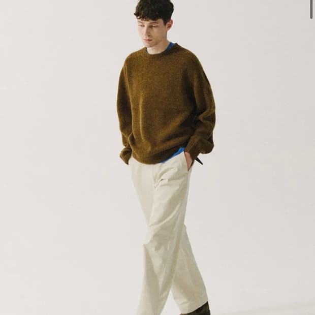 토마스모어 코듀로이팬츠-코코넛밀크