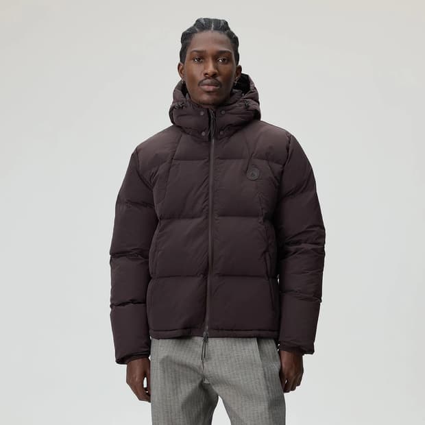 (미착용) KITH 나일론 덕다운 패딩 다크브라운 L