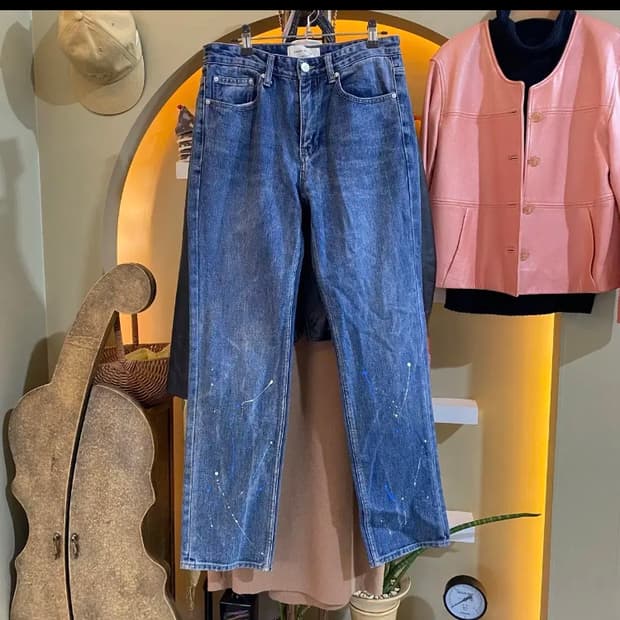 86LOAD 86로드 페인팅 데님팬츠