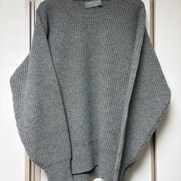 [L] 빈티지 80s 꼼데가르송옴므 니트 그레이