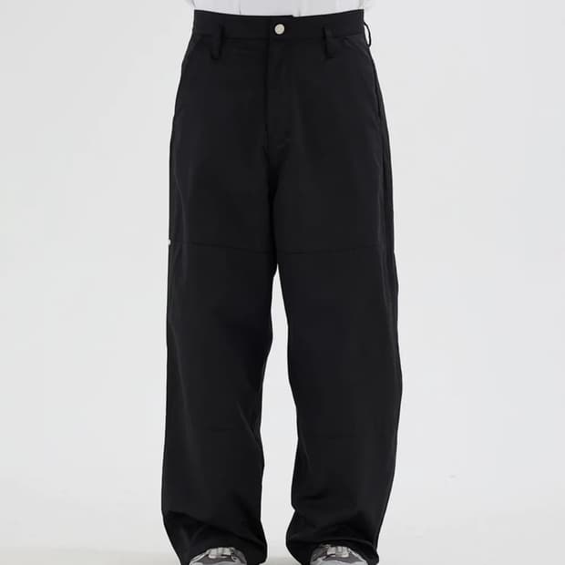 PANI SIDE TUCK PANTS Black
