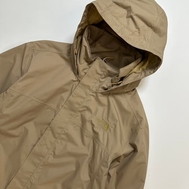 노스페이스 dryvent 바람막이 xl 브라운 