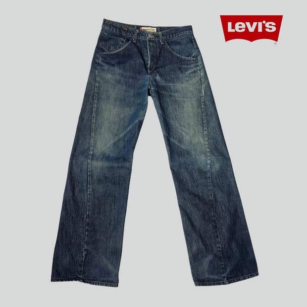 [W32L32]00s 리바이스 엔지니어드진 루즈핏 엔진 데님 팬츠