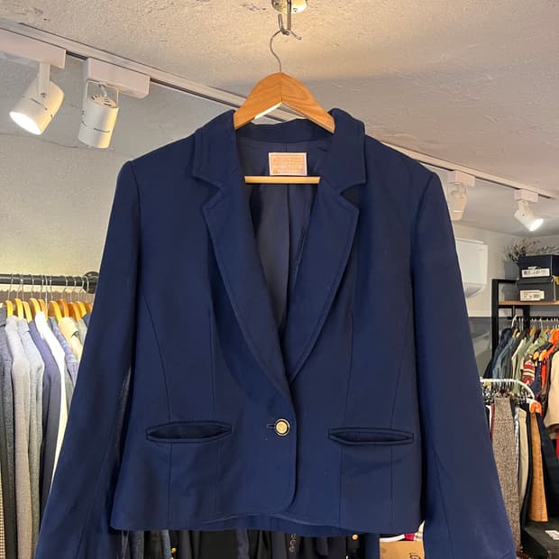 80-90년대 펜들턴 금장 울 크롭 블레이저 (미국제)