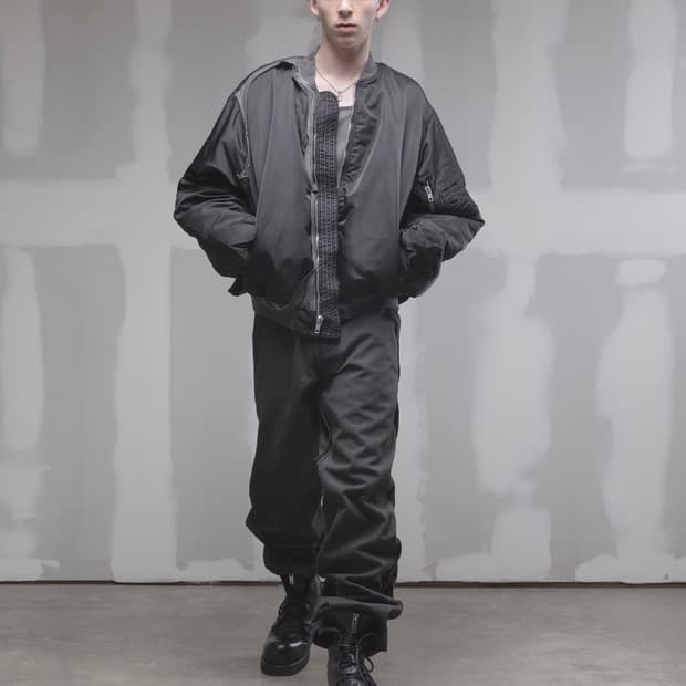  UNDERGROUND CUT OUT PANTS BLACK OIL