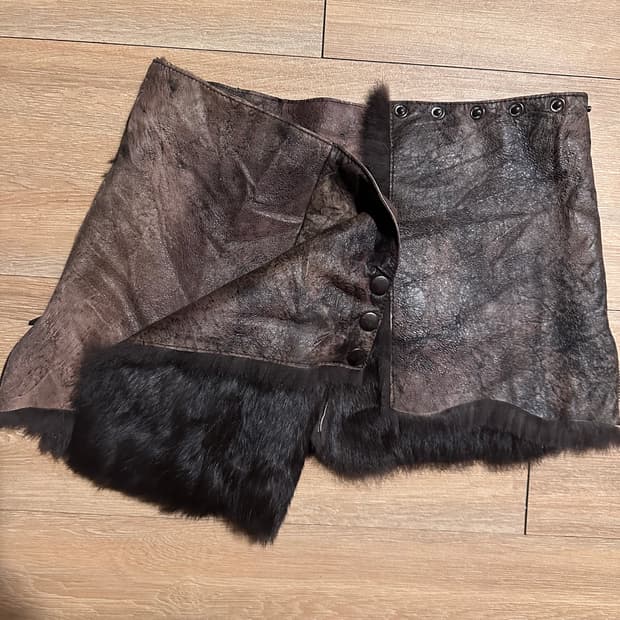 폭스레더/퍼 스커트