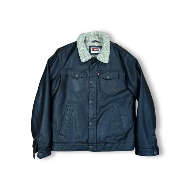 리바이스 레더 양털 자켓
