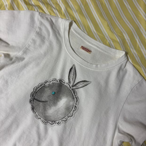 캐피탈 20-T-클로스 크롭 티셔츠 콘초 코니보위트 화이트