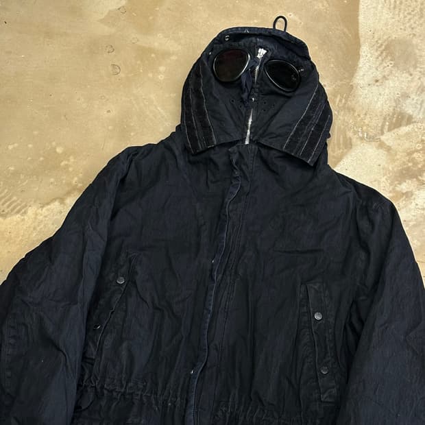 100 C.P. companny 컴퍼니 왁스 고글 후드 자켓