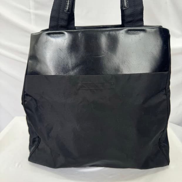 프라다 가죽 나일론 유니섹스 토트백