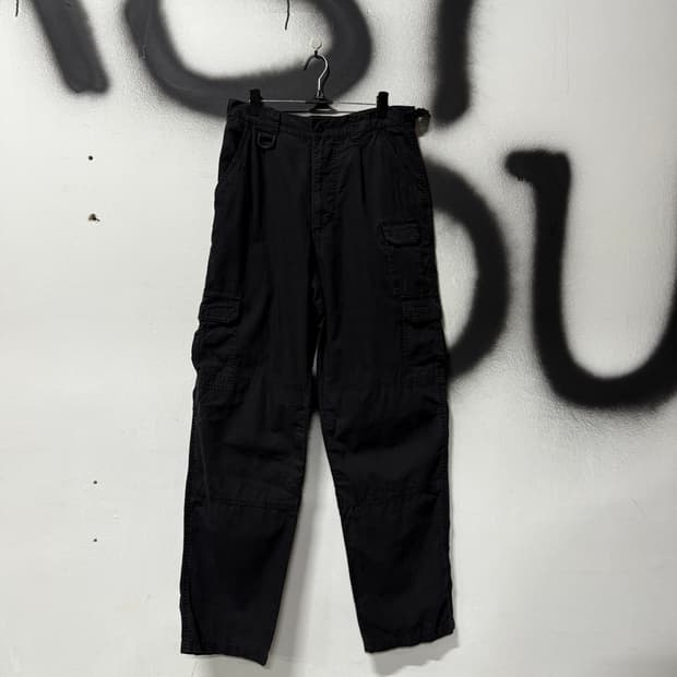 VTG 빈티지 BDU 립스탑 와이드 카고 팬츠