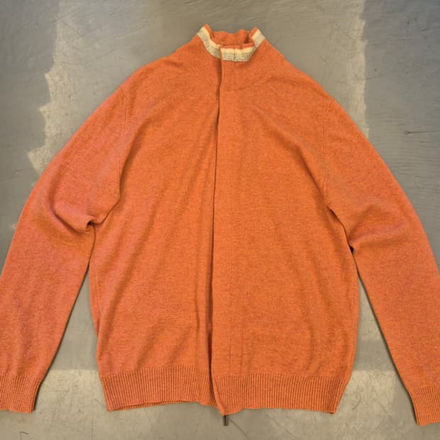 에르메네질도 제냐 캐시미어 니트 짚업