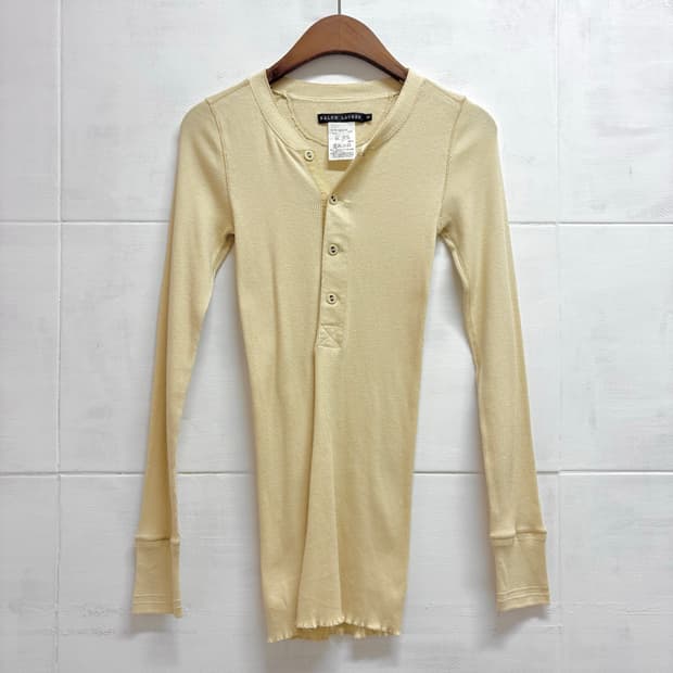 Ralph lauren 랄프로렌 헨리넥 골지 롱 슬리브 M JPN